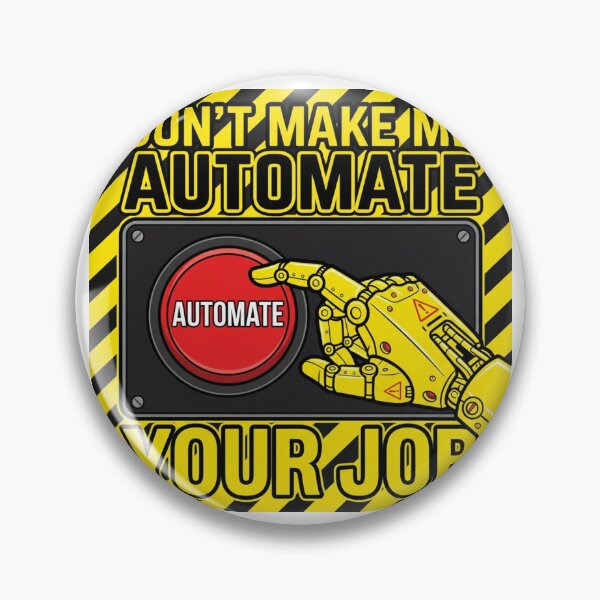 Artikelvorschau, Lass mich deine Arbeit nicht automatisieren – Lustige Grafik zur IT-Automatisierung entworfen und verkauft von chattsuede.