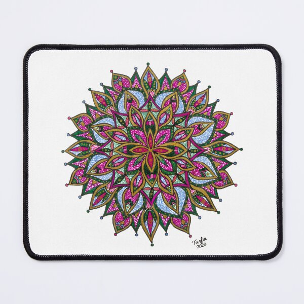 Item preview, Pink and Green Mandala designed and sold by Creathreal.