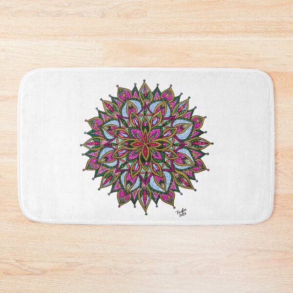Item preview, Pink and Green Mandala designed and sold by Creathreal.
