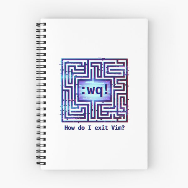 Item preview, How Do I Exit Vim? Funny Glitch Art for Programmer designed and sold by chattsuede.