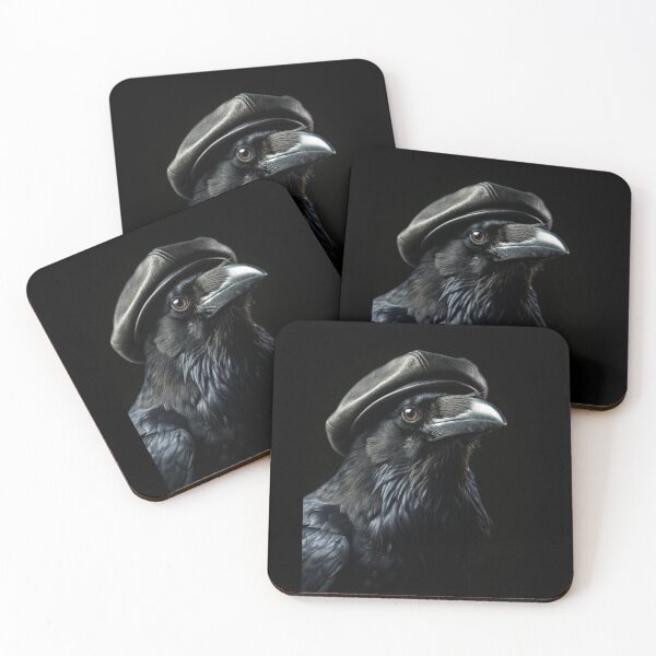 Item preview, Corvus "The Oracle" Rex: Master of Intelligence and Shadow - Raven designed and sold by knappidesign.