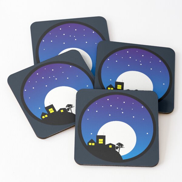 Item preview, Moonlit City Silhouette designed and sold by NNAANN.