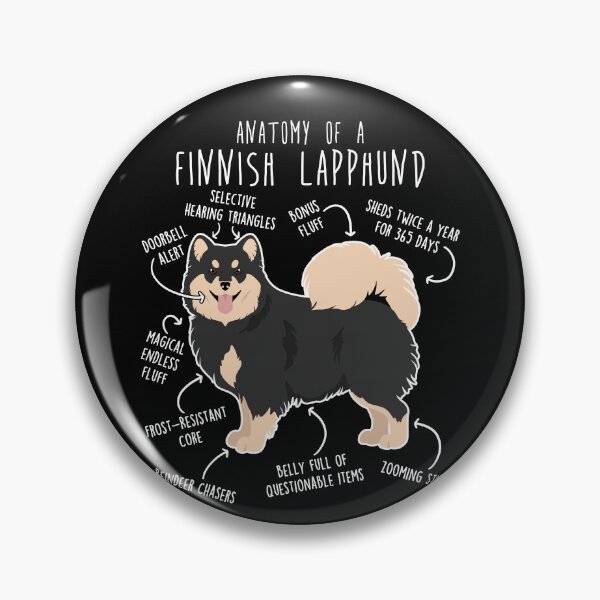 Item preview, Finnish Lapphund Dog Anatomy designed and sold by Clara Hollins.