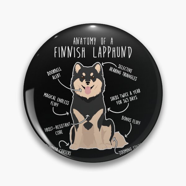 Item preview, Finnish Lapphund Dog Anatomy designed and sold by Clara Hollins.