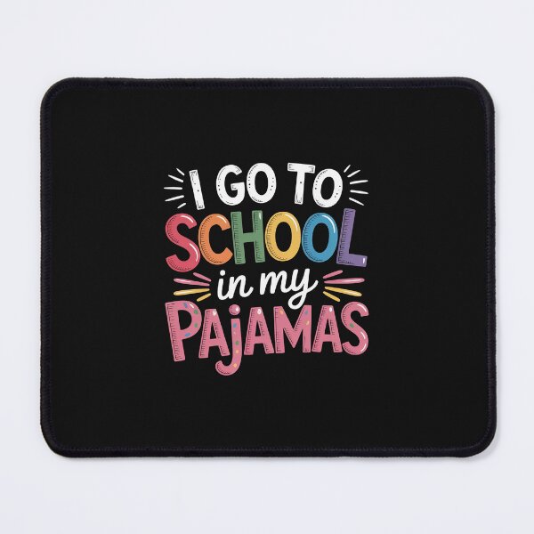 Item preview, I Go To School In My Online Teacher Home Schooling designed and sold by nicomitchell.