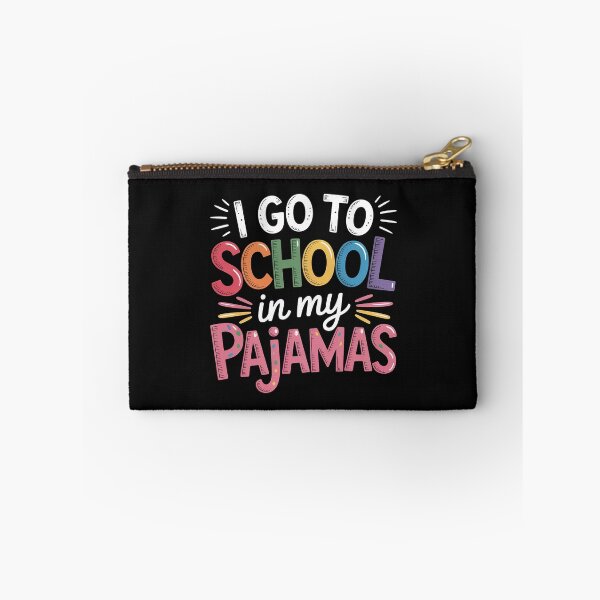 Item preview, I Go To School In My Online Teacher Home Schooling designed and sold by nicomitchell.