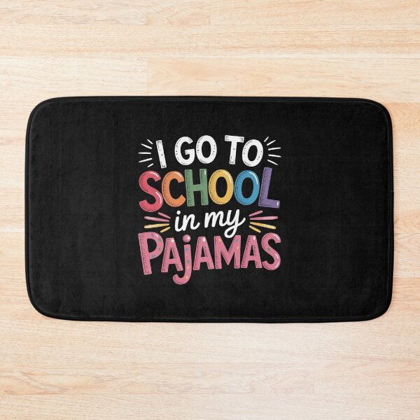 Item preview, I Go To School In My Online Teacher Home Schooling designed and sold by nicomitchell.