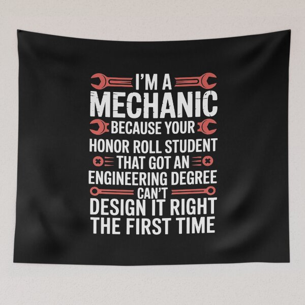 Item preview, I'm A Mechanic Because Your Honor Roll Student designed and sold by nicomitchell.