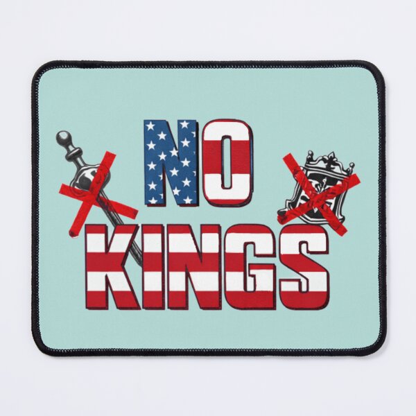 Item preview, "No Kings" slogan used in the US during mass protests against Trump's policies designed and sold by JaroDesign2023.