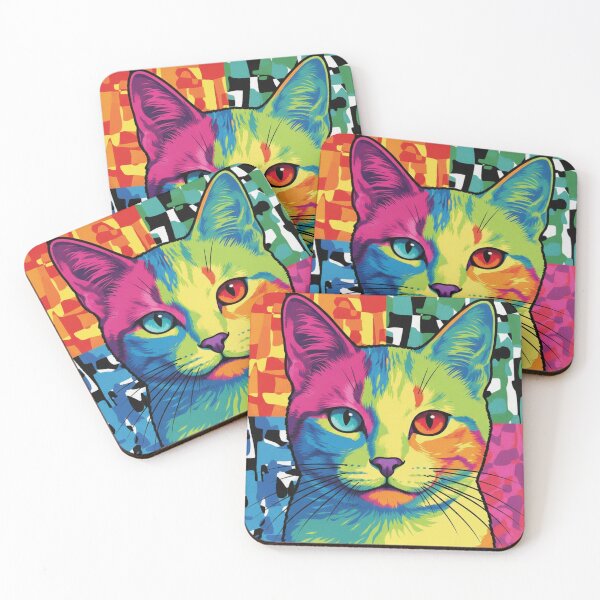 Item preview, Pop Art Cat: Explosion of Color, Warhol Style designed and sold by Opps-diseño.
