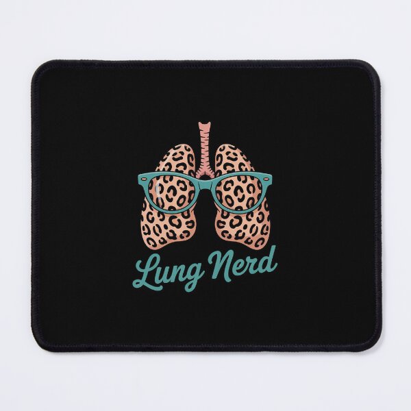 Item preview, Lung Nerd Respiratory Therapist RRT CRT Leopard Lover Gift designed and sold by andreaswest.