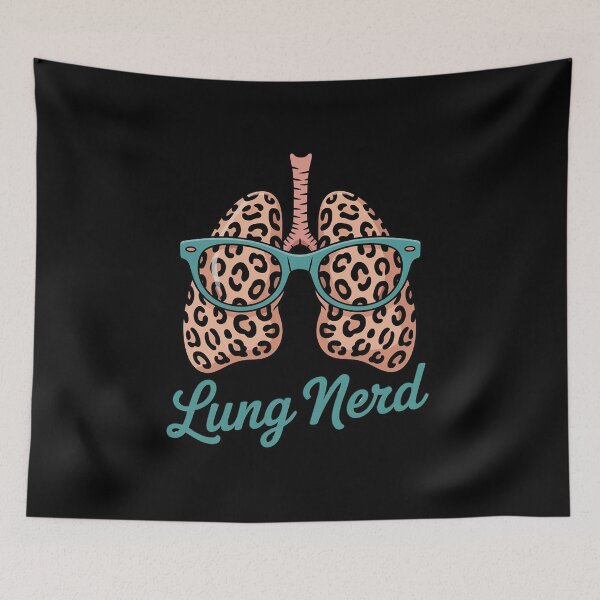 Item preview, Lung Nerd Respiratory Therapist RRT CRT Leopard Lover Gift designed and sold by andreaswest.