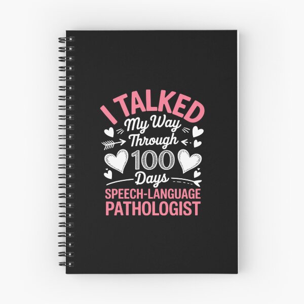 Item preview, I talked my Way through 100 days Speech-Language Therapist designed and sold by andreaswest.
