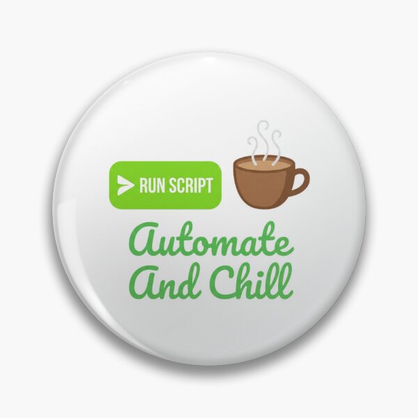 Item preview, Run Script Automate And Chill Funny Text Art for Programmer designed and sold by chattsuede.