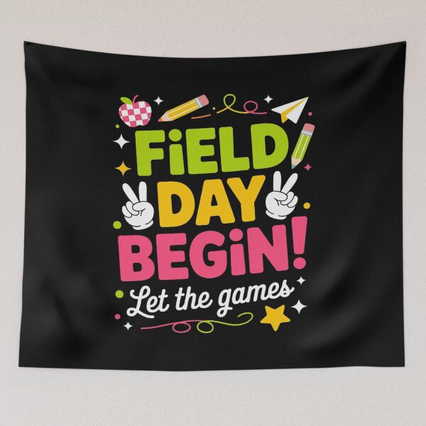 Item preview, Field Day Let The Games Begin Teachers Kids Field Day 2025 designed and sold by andreaswest.
