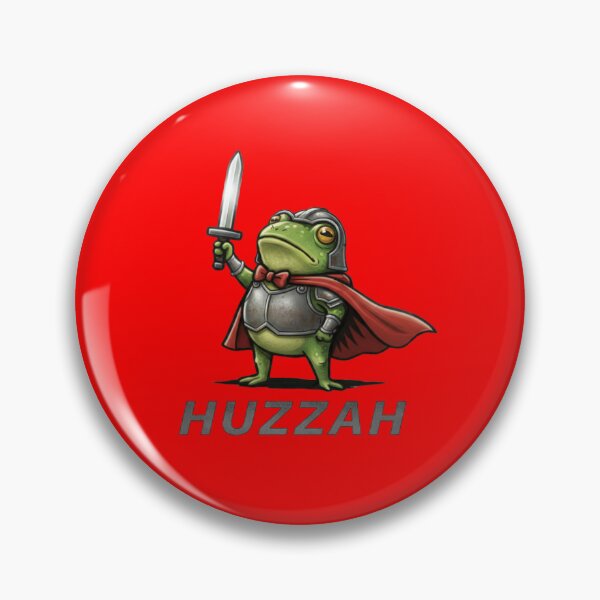 Item preview, Copy of HUZZAH! The Heroic Frog – Funny Knight Cartoon Design designed and sold by Williams Anderson.
