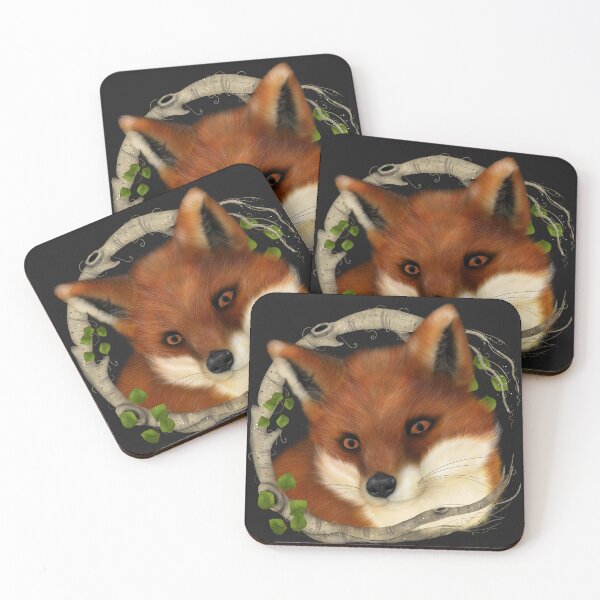 Item preview, Silver birch Fox designed and sold by TheArtyAngel.