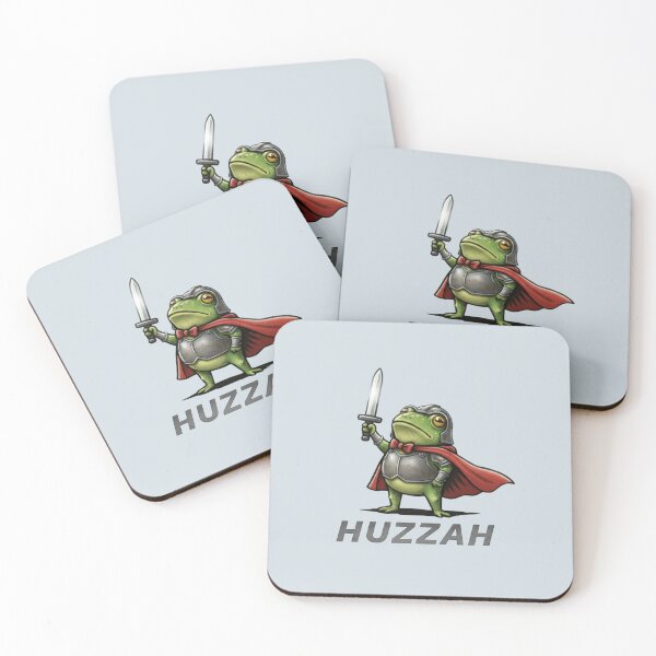 Item preview, Copy of HUZZAH! The Heroic Frog – Funny Knight Cartoon Design designed and sold by Williams Anderson.