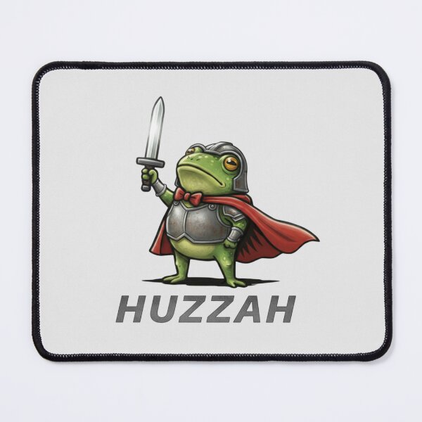 Item preview, Copy of HUZZAH! The Heroic Frog – Funny Knight Cartoon Design designed and sold by Williams Anderson.