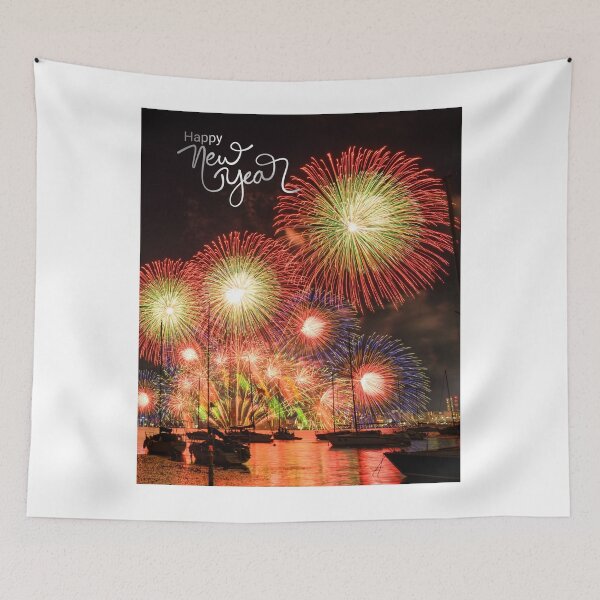 Item preview, Happy New Years And New Year's Fireworks. designed and sold by Dinasshop.