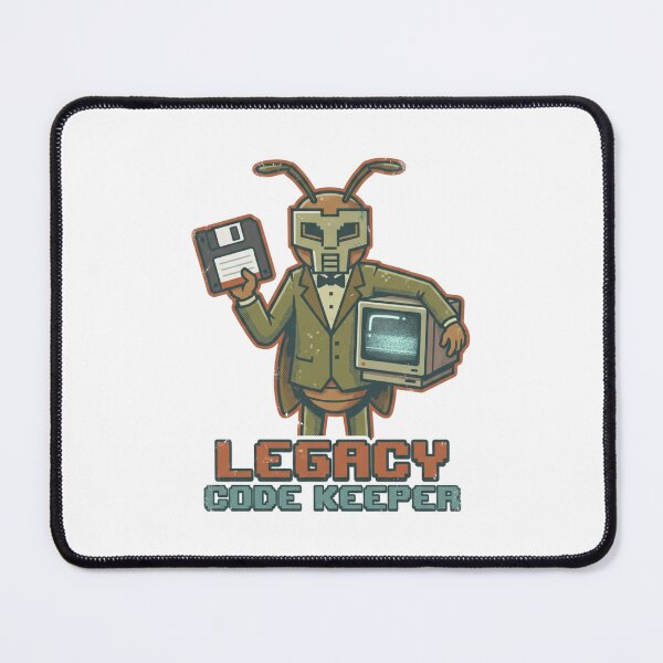 Item preview, Legacy Code Keeper Retro Vintage Typography for Programmer designed and sold by chattsuede.
