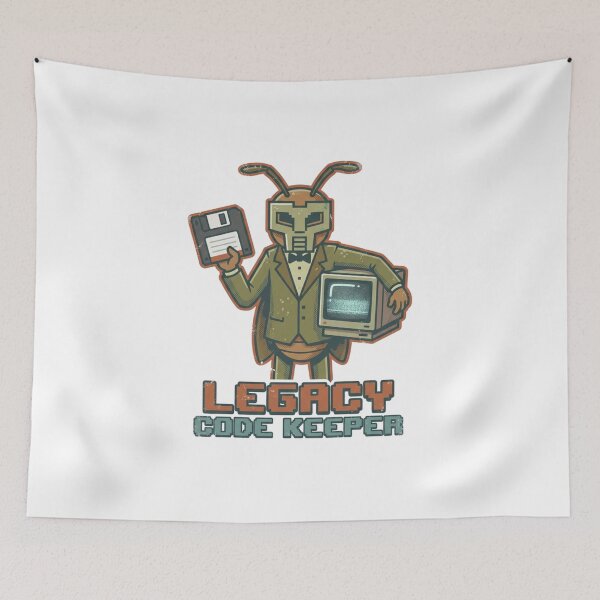 Item preview, Legacy Code Keeper Retro Vintage Typography for Programmer designed and sold by chattsuede.