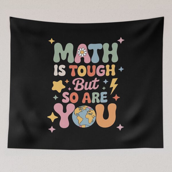 Item preview, Math is Tough But So Are You Back To School Math Teacher Men Women Kids designed and sold by andreaswest.