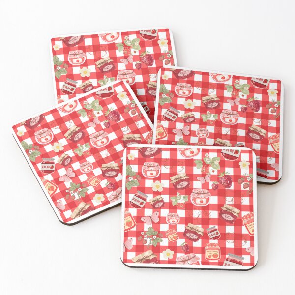 Item preview, Strawberry Jam & Florals – Cottagecore Farm Fresh Pattern designed and sold by ArtfullyJua.