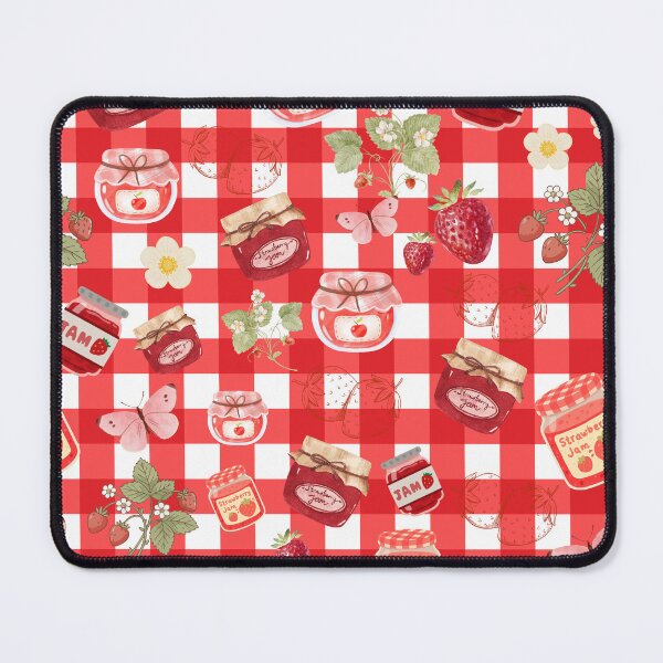Item preview, Strawberry Jam & Florals – Cottagecore Farm Fresh Pattern designed and sold by ArtfullyJua.