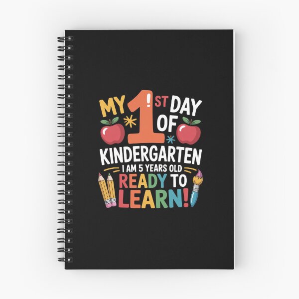 Item preview, My 1st Day Of Kindergarten I Am 5 Years Old & Ready To Learn designed and sold by andreaswest.