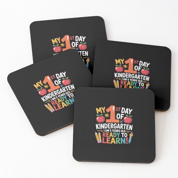 Item preview, My 1st Day Of Kindergarten I Am 5 Years Old & Ready To Learn designed and sold by andreaswest.