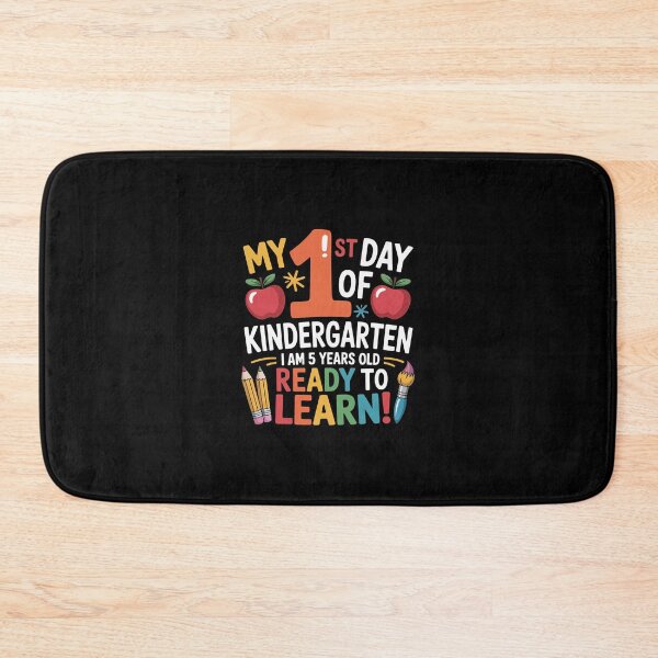 Item preview, My 1st Day Of Kindergarten I Am 5 Years Old & Ready To Learn designed and sold by andreaswest.
