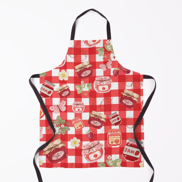 Item preview, Strawberry Jam & Florals – Cottagecore Farm Fresh Pattern designed and sold by ArtfullyJua.