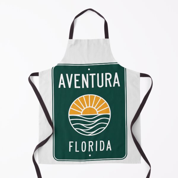 Item preview, Aventura Florida - Beach Sign designed and sold by TheOldMittenIllustrated.