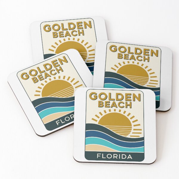 Item preview, Golden Beach Florida - Beach Sign designed and sold by TheOldMittenIllustrated.