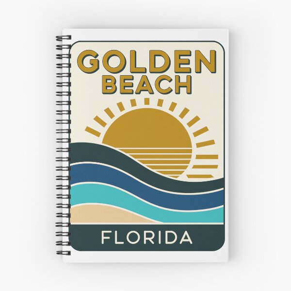 Item preview, Golden Beach Florida - Beach Sign designed and sold by TheOldMittenIllustrated.