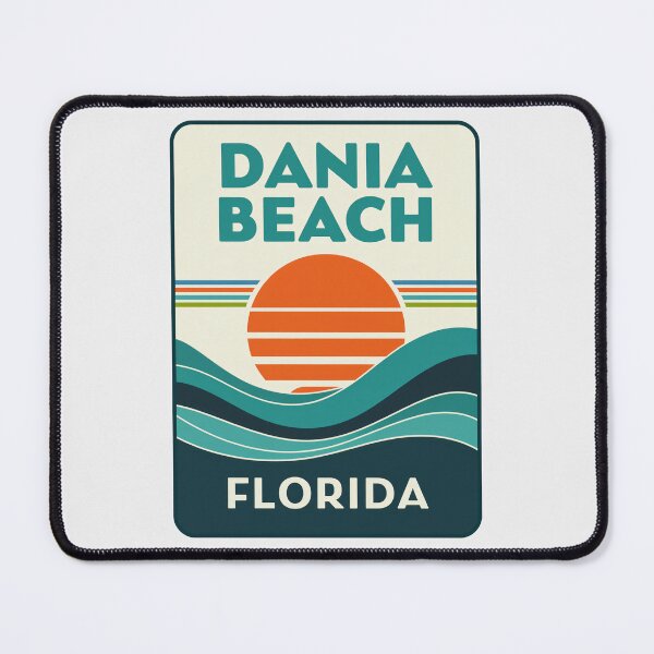 Item preview, Dania Beach Florida - Beach Sign designed and sold by TheOldMittenIllustrated.