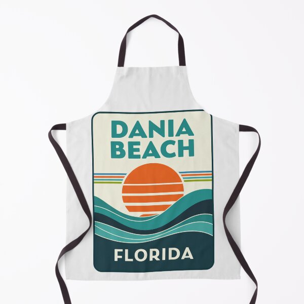 Item preview, Dania Beach Florida - Beach Sign designed and sold by TheOldMittenIllustrated.