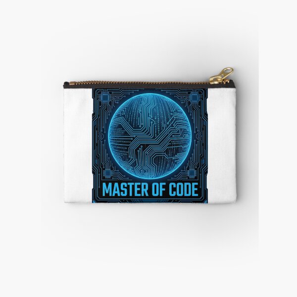 Item preview, Master of Code Futuristic Cybernetic Graphic for Tech Professionals designed and sold by chattsuede.