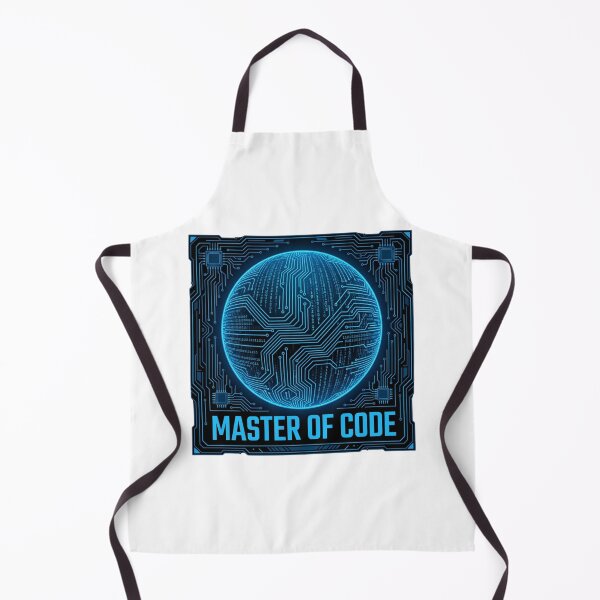 Item preview, Master of Code Futuristic Cybernetic Graphic for Tech Professionals designed and sold by chattsuede.