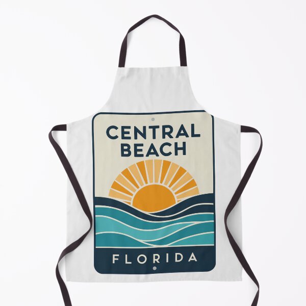 Item preview, Central Beach Florida - Beach Sign designed and sold by TheOldMittenIllustrated.