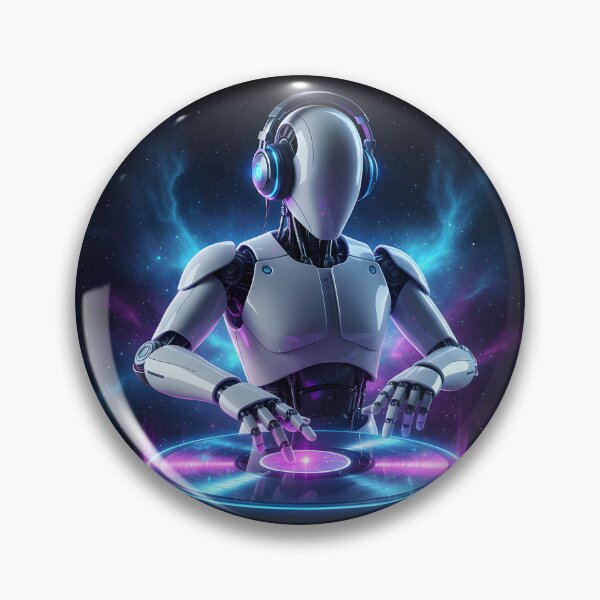 Item preview, Galactic DJ Robot - Space Beats Edition designed and sold by etuvibes.