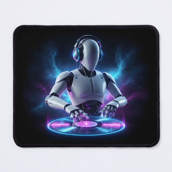 Item preview, Galactic DJ Robot - Space Beats Edition designed and sold by etuvibes.
