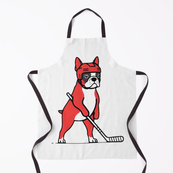 Item preview, Boston Terrier Hockey Fan Mascot designed and sold by SunkenCost.