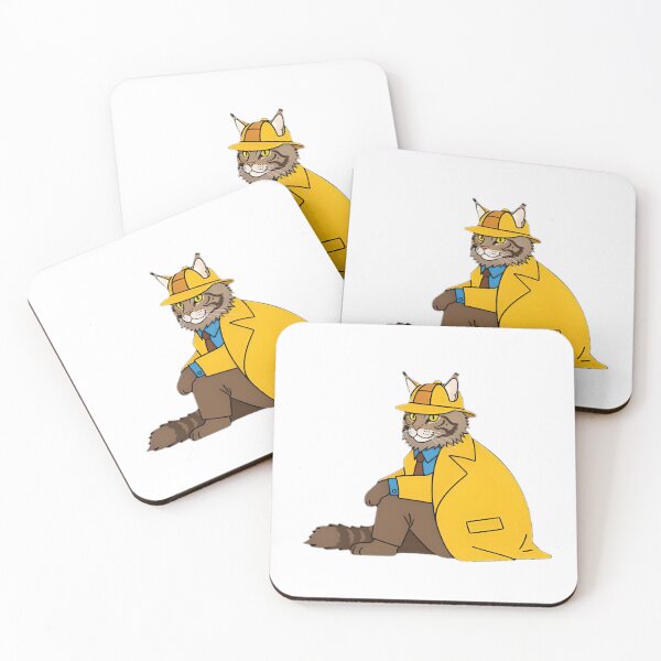 Item preview, Sherlock Cat Vector Art Maine Coon designed and sold by SunkenCost.