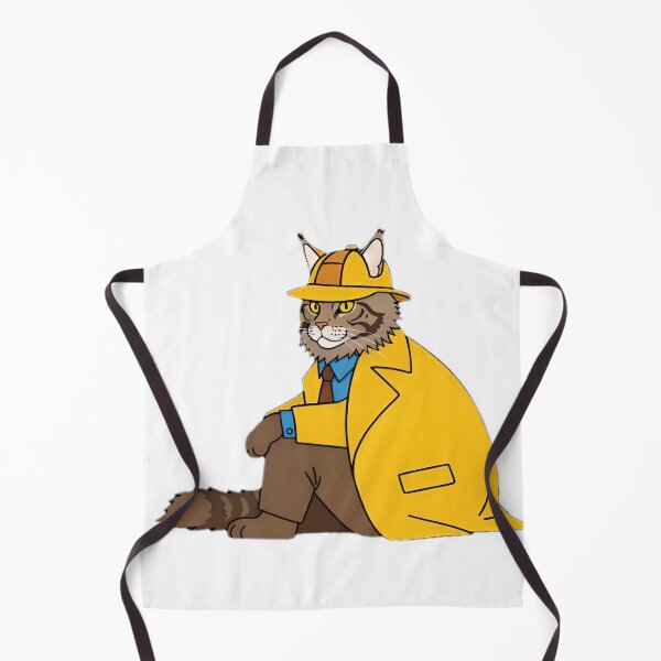 Item preview, Sherlock Cat Vector Art Maine Coon designed and sold by SunkenCost.