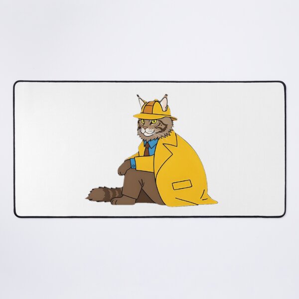 Item preview, Sherlock Cat Vector Art Maine Coon designed and sold by SunkenCost.