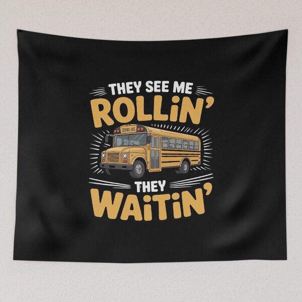 Item preview, School Bus Driver They See Me Rollin' They Waitin' designed and sold by andreaswest.