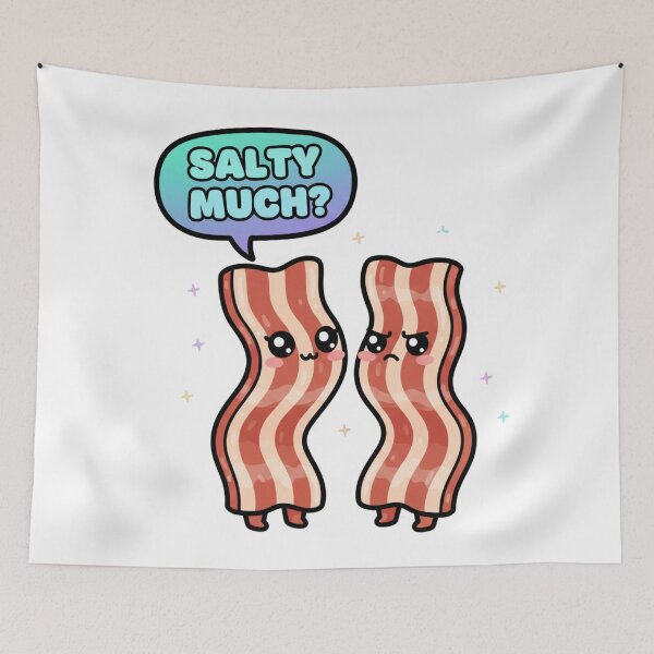 Item preview, Salty Much Bacon designed and sold by mezzilicious.