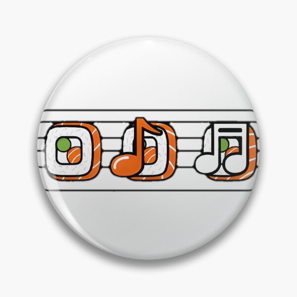 Item preview, Sushi Notes on Musical Staff Design designed and sold by SunkenCost.